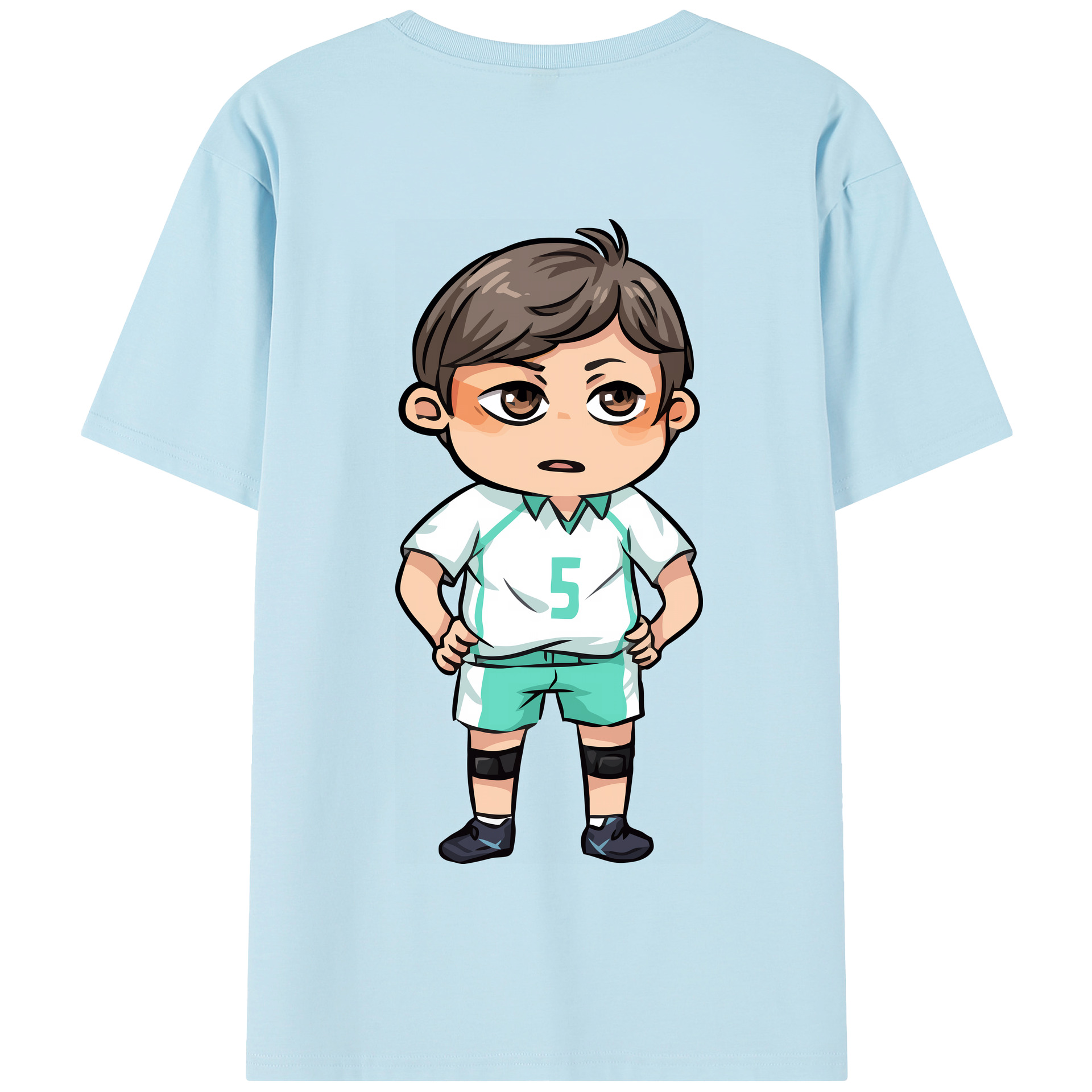 （画像用） ハイキュー!! Haikyu!! 綿100％半袖Tシャツ（背面プリント）
